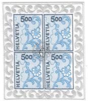 2000 Stickerei Block SBK Nr. 999 ET-0 Katwert: 200.00 CHF