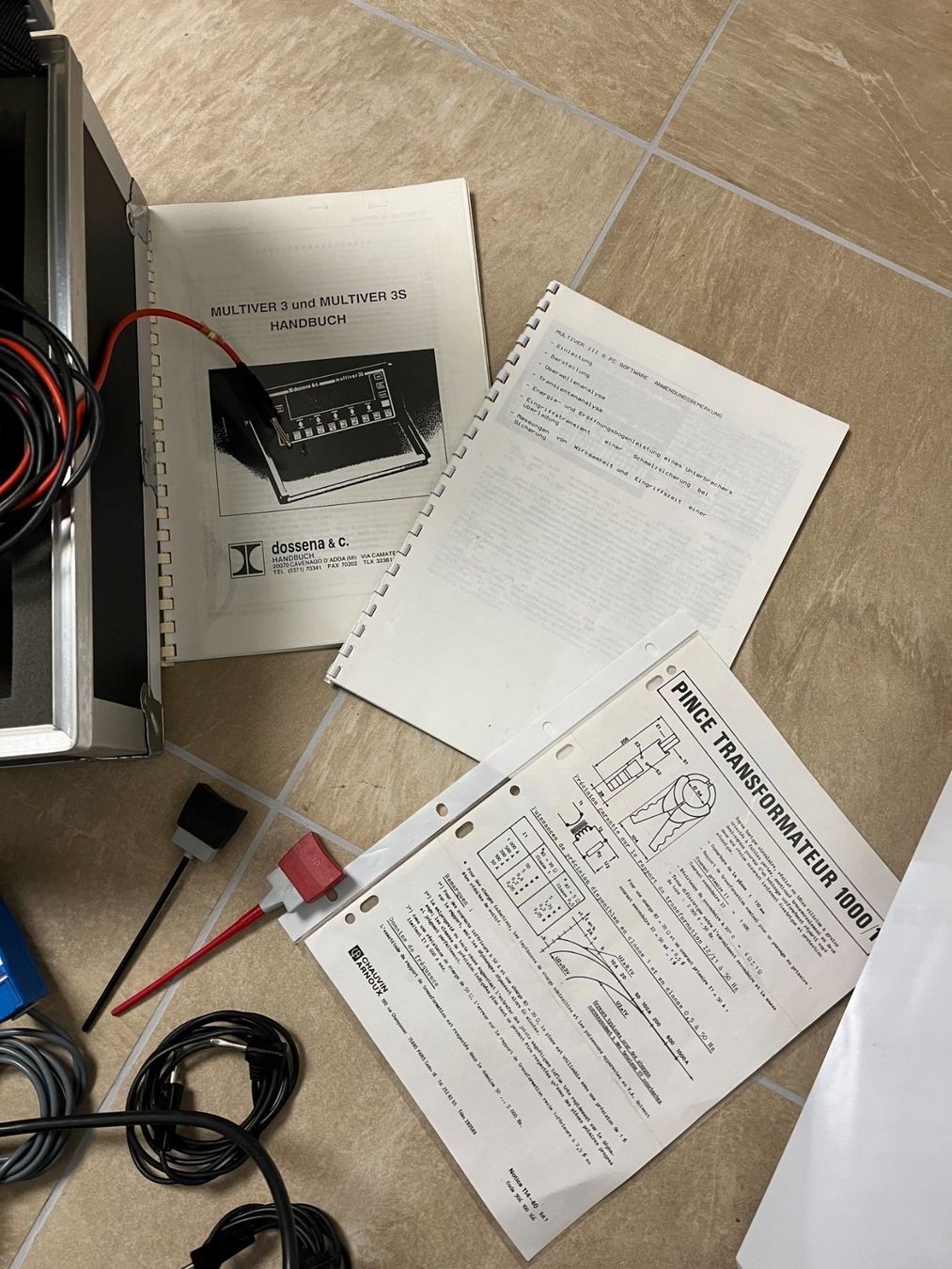 Misurare: Elektro-Starkstrom-Netzwerk-Analysator DOSSENA Multiver3S – Usato da Mumpf venduto da dadaboygugu 6