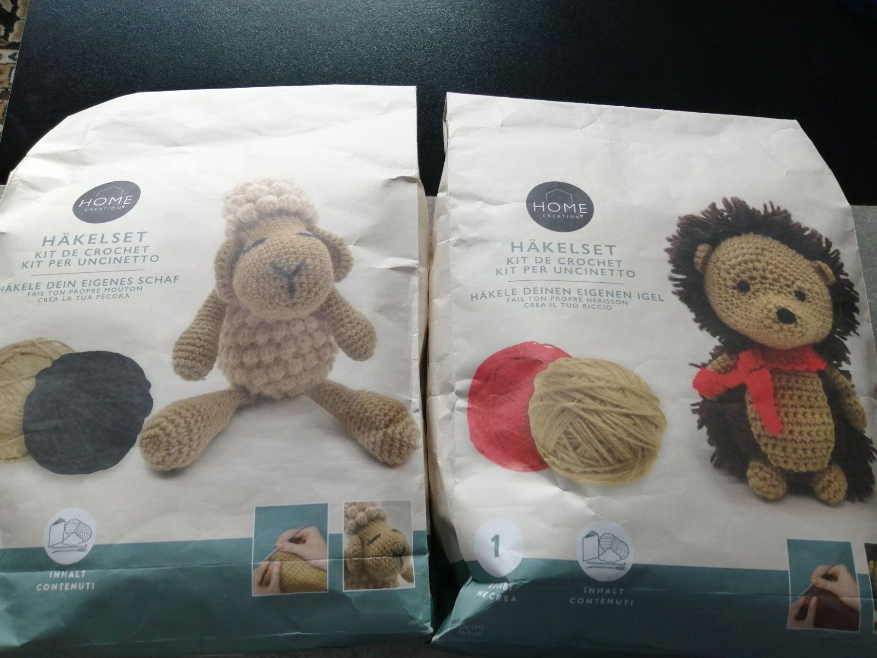 Bastelsets: Häkelset, 2 Stk. – Neu und originalverpackt aus Altstätten SG von tollesauswolle