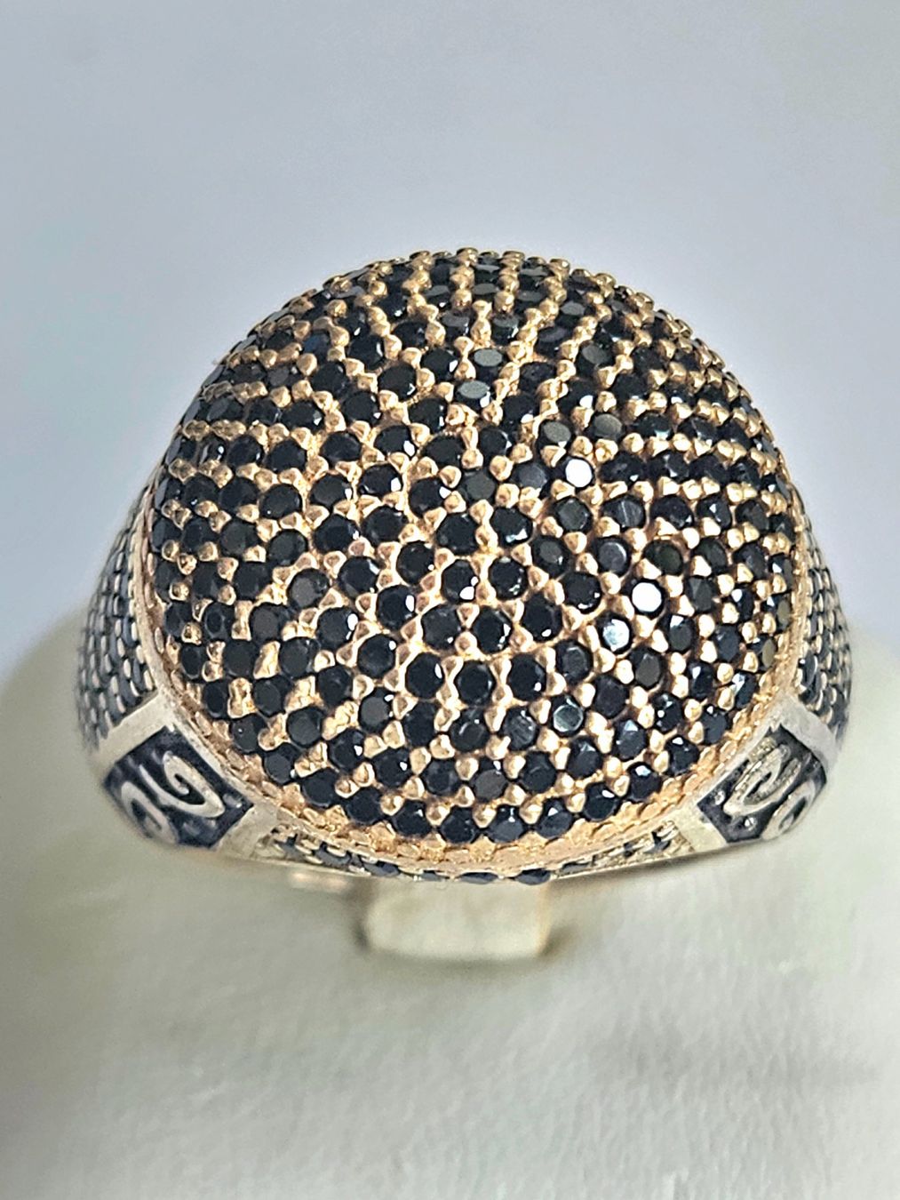 Anelli: Ring mit schwarzen Diamanten Grösse 65 – Nuovo (secondo la descrizione) da Zürich venduto da benedikt12 5