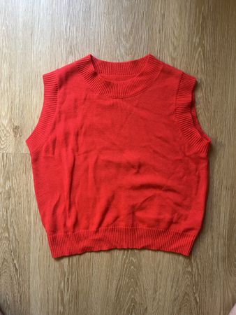 Weste rot Grösse M