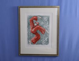 Alex Walter Diggelmann 1902-1987, Lithographie, neu gerahmt