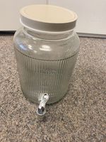 Getränkespender Glas Riffelmuster 5L, Sommer-Partys 🌞