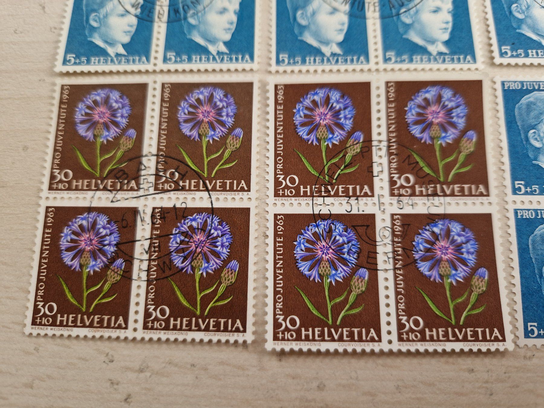 Tutti i francobolli: PJ 4er Blöcke 1963, ab 1.- – Usato da Burgdorf venduto da Glossy01 3