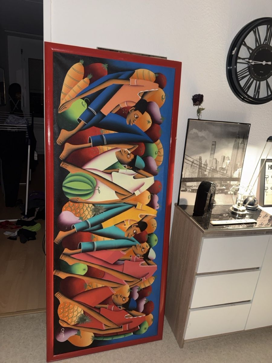 Original Oil Painting by Laurent Casimir – Haitian Art Mar (Neu (gemäss ...