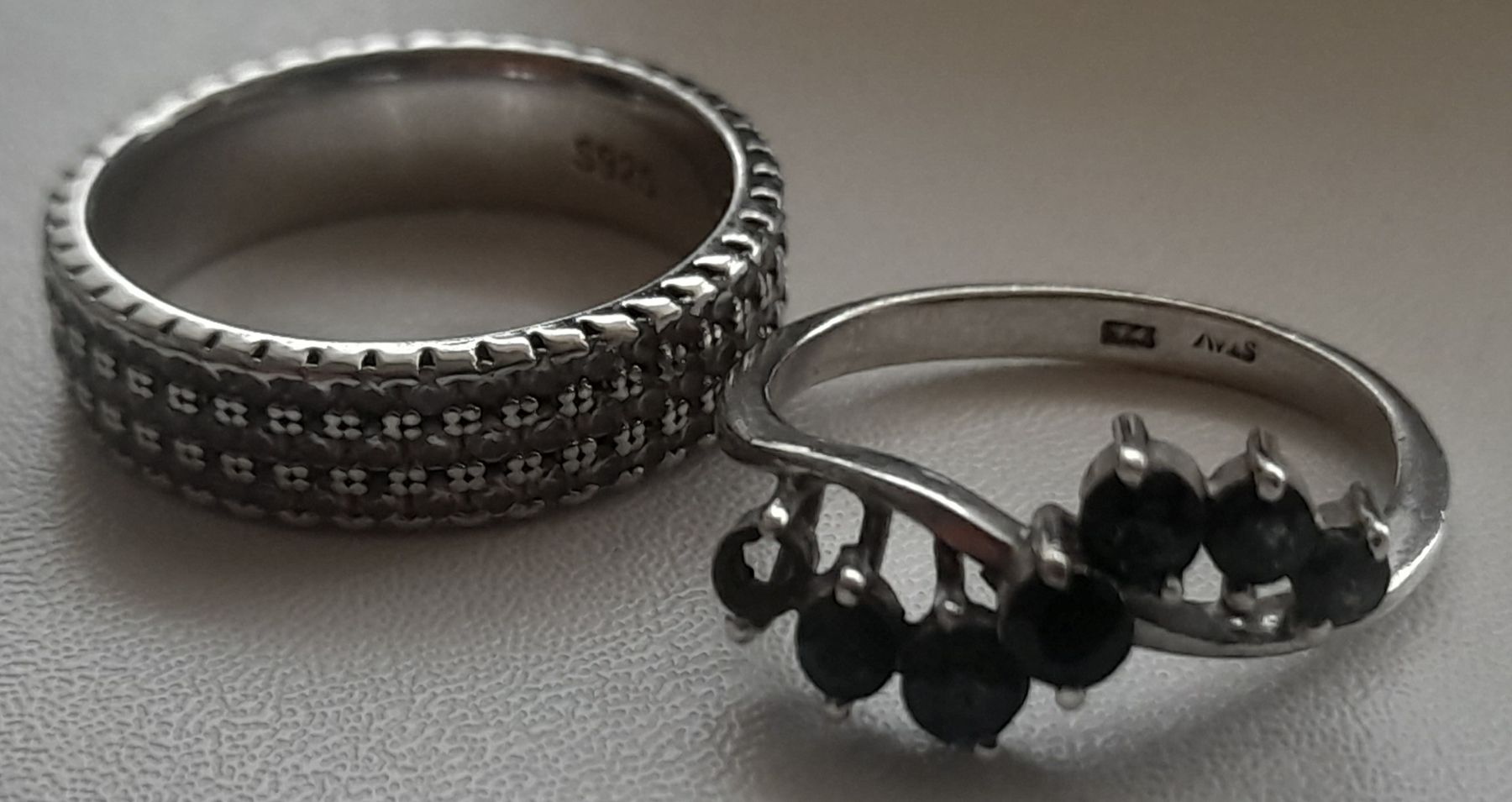 Ringe: 2×Bagues en argent 925 – Defekt aus Lausanne von Glam-Luxe 4