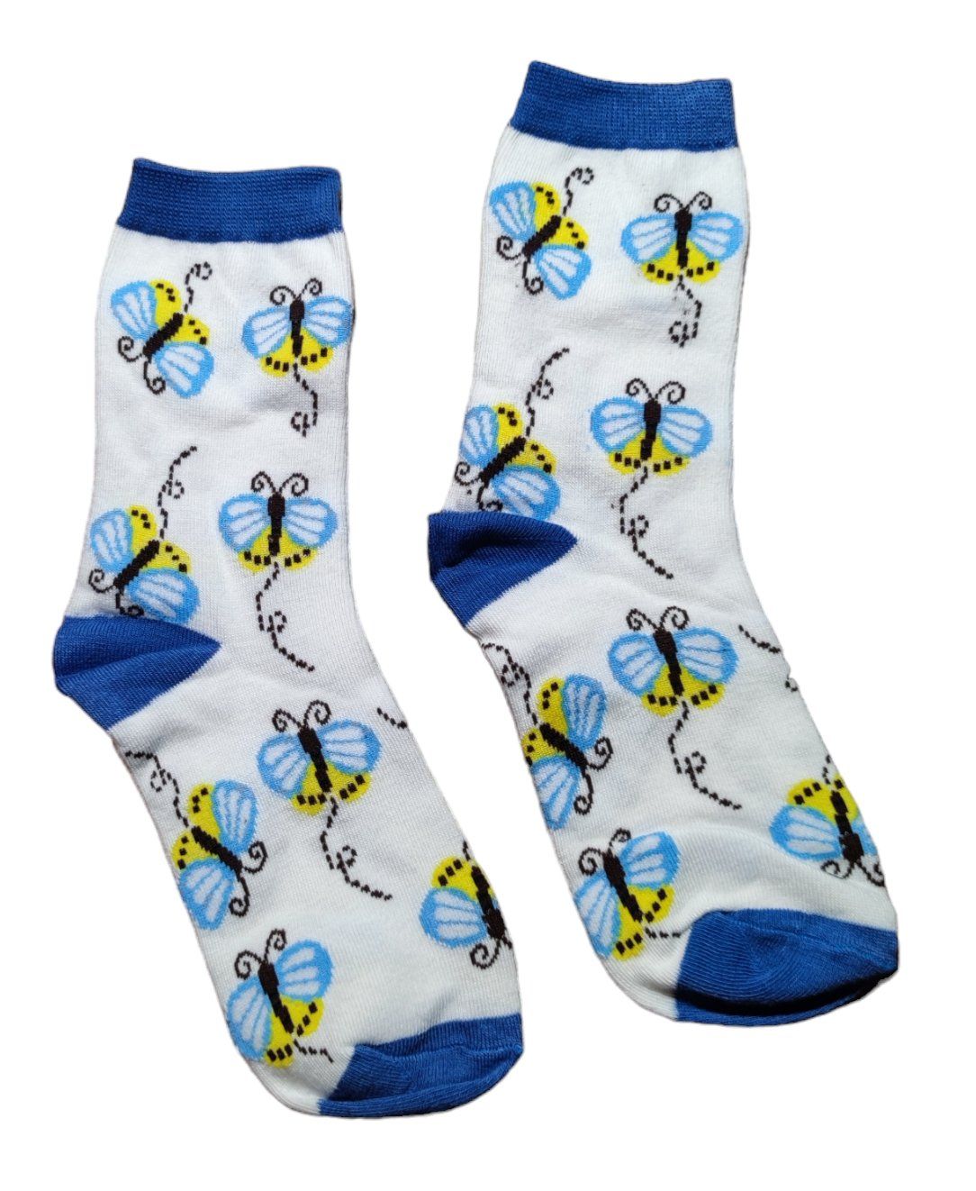 Calze: Socken Schmetterlinge / Butterfly – Nuovo e nell'imballaggio originale da Zürich venduto da amysmith