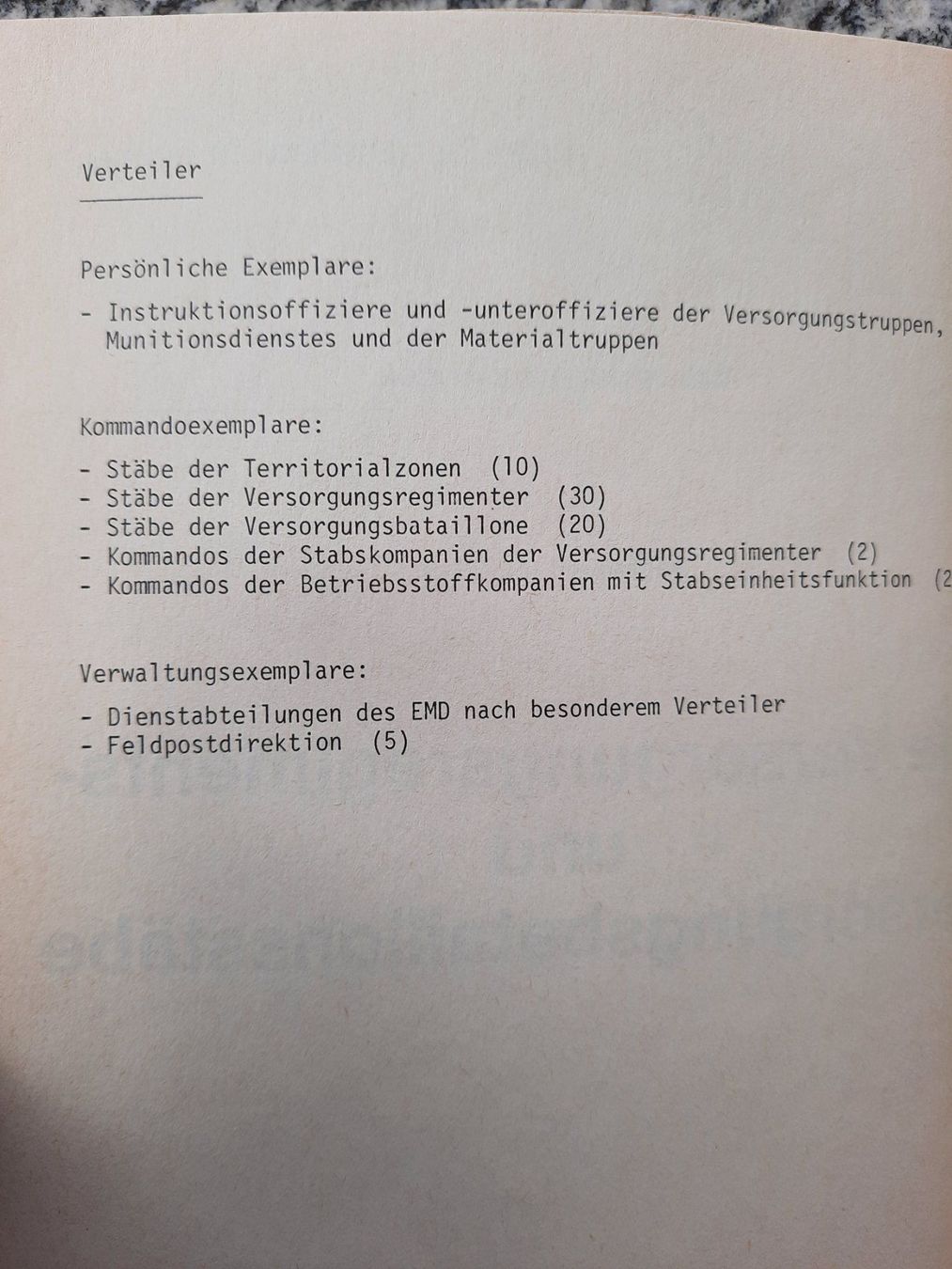 Bücher: Die Versorgungsregiments- und Versorgungsbataillonsstäbe – Gebraucht aus Ruswil von Sammlergeist 1