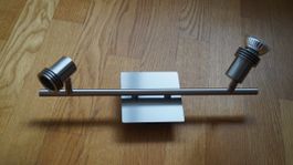 Deckenlampe / Spotlampe aus Metall – 2-flammig