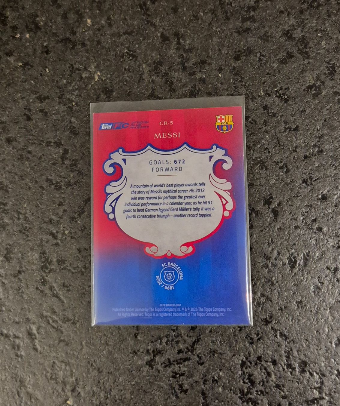 Topps Carte collezionabili: Lionel Messi - Barcelona - Topps – Nuovo (secondo la descrizione) da Burg AG venduto da Danoe 1