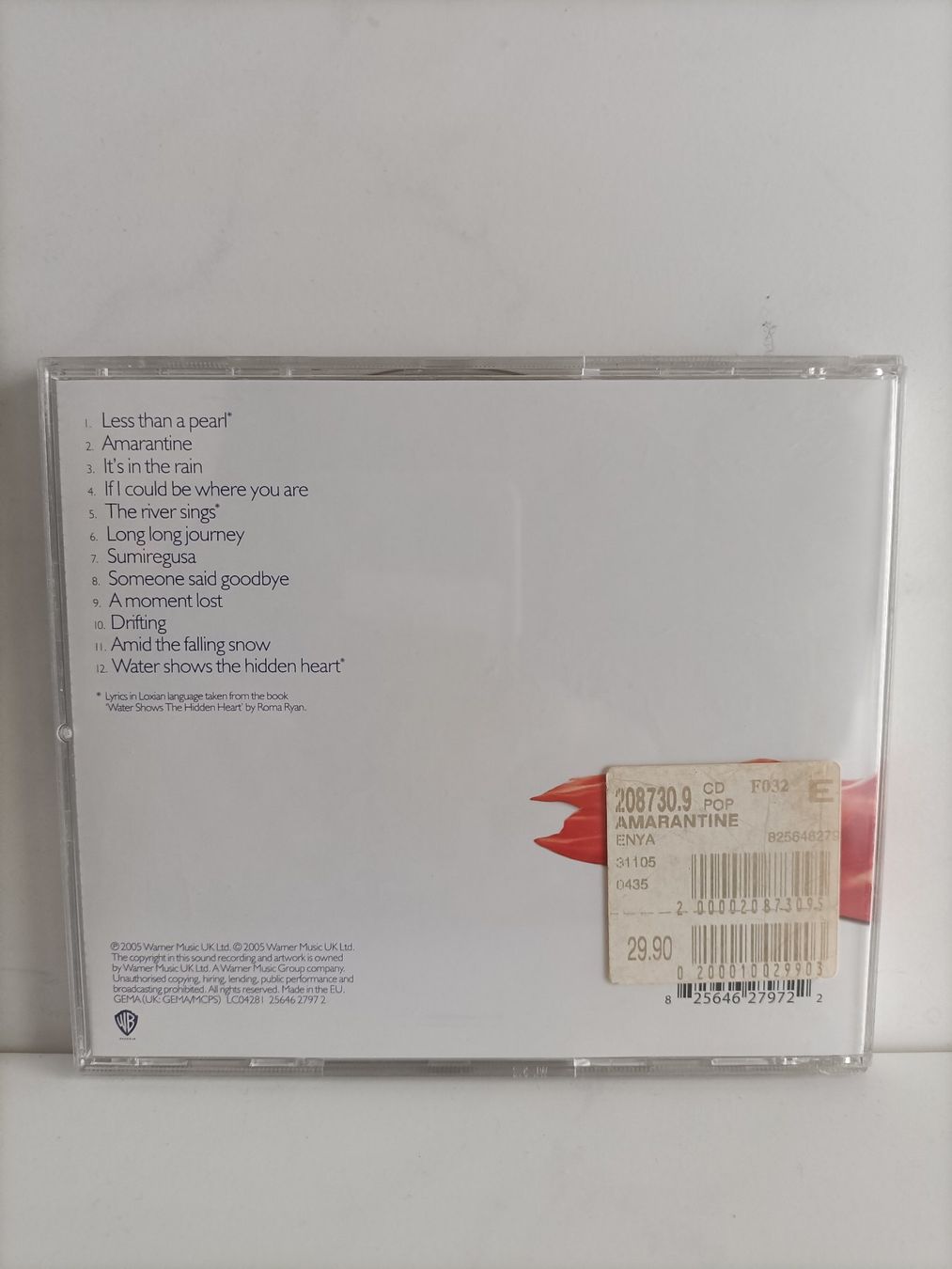 CDs: CD Enya / Amarantine 2005 – Gebraucht aus crans montana von AB3963 1