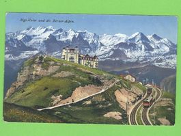 Rigi-Kulm und die Berner-Alpen