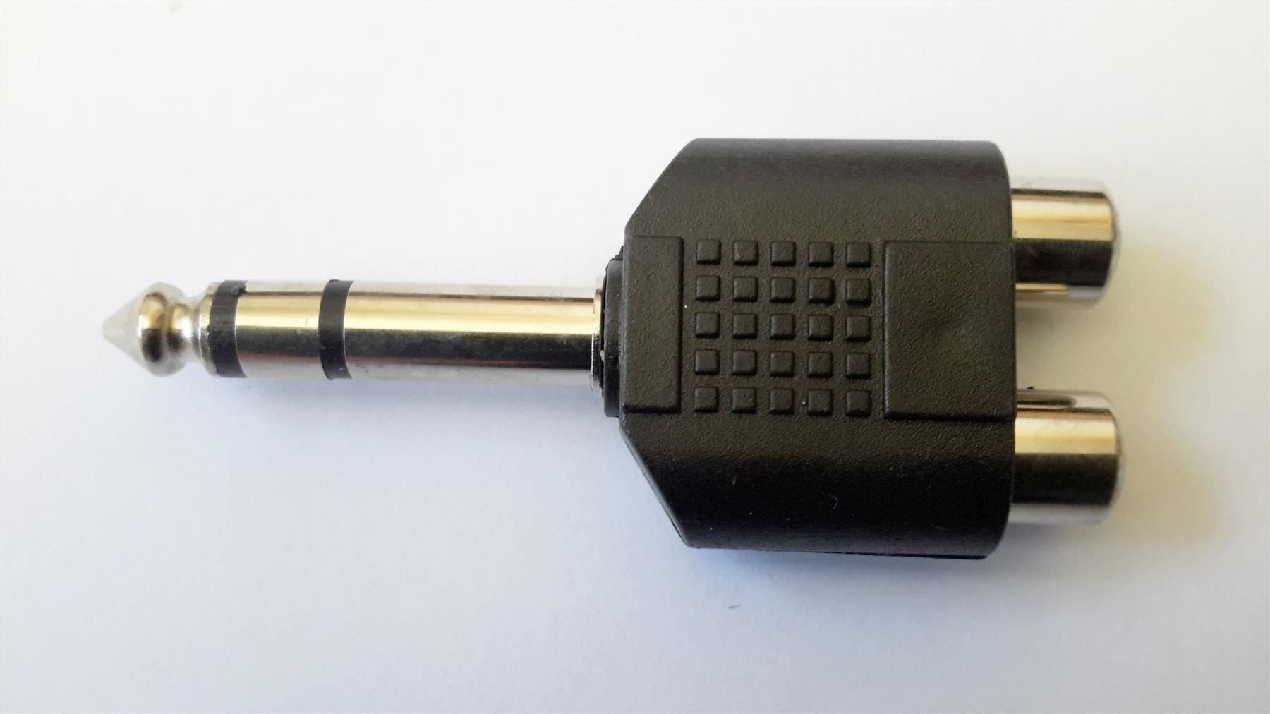 Laufwerke & Adapter: Adapter 6,3 mm Klinke Stereo -> 2x Cinch – Neu und originalverpackt aus St. Gallen von cointec 3
