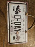 D-Day Blechschild, Vintage Style, Normandy, 1944, (I)