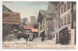 ADELBODEN Strasse stark belebt