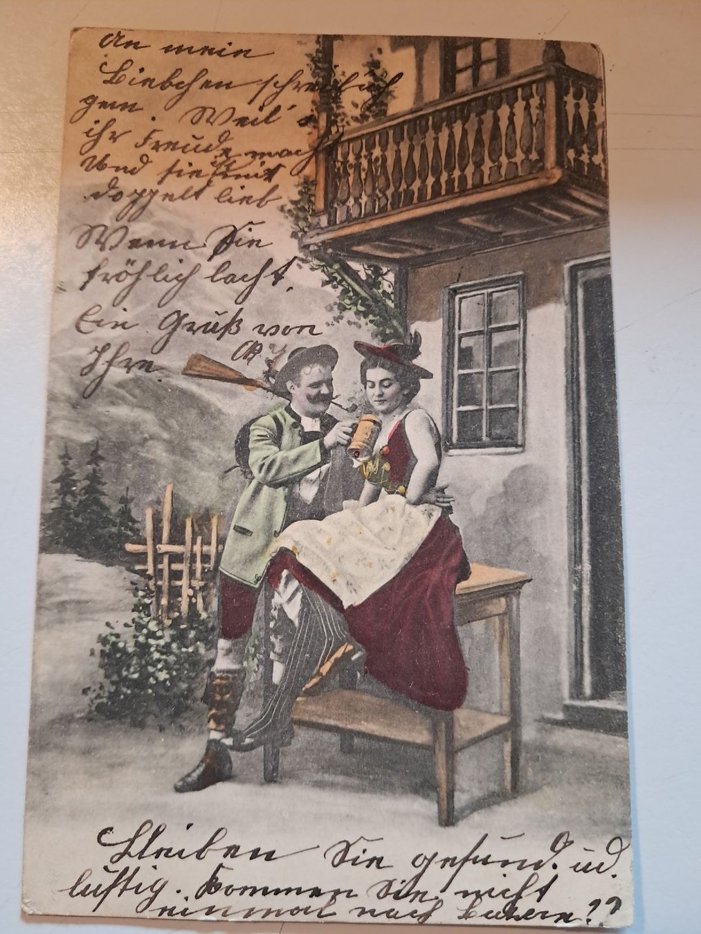 Cartoline postali: alla salute – Usato da Gorduno venduto da ema_7yhp