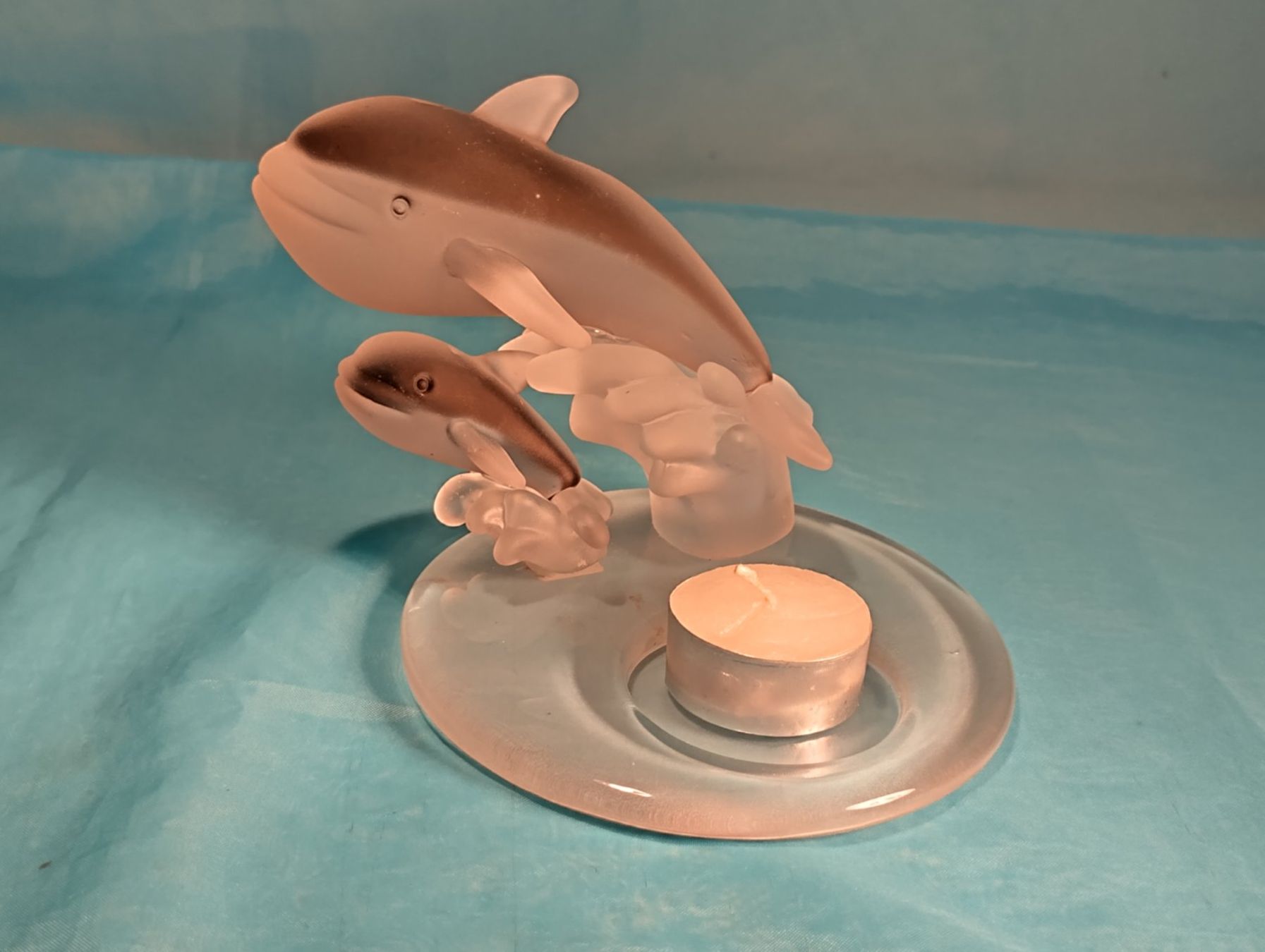 Partylite Bougeoirs: PartyLite Teelicht mit Orcas – Neuf (Voir description) à Bellach par JingleCherry