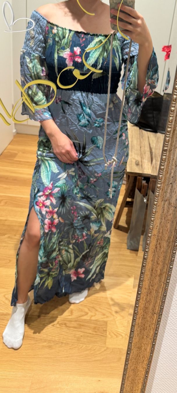 Heine Vestiti: Heine Maxikleid Sommerkleid Blumenmuster – Nuovo (secondo la descrizione) da Bremgarten AG venduto da val_ch 3