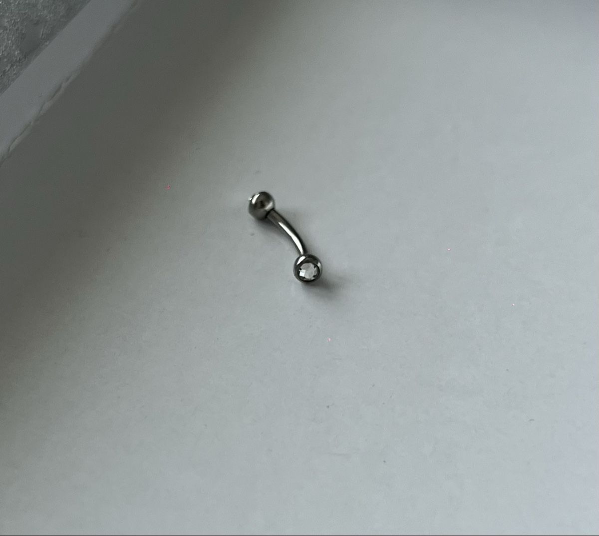 Gioielli per piercing: Rook Piercing Stahl mit Stein – Nuovo (secondo la descrizione) da Brislach venduto da ale_t9y7