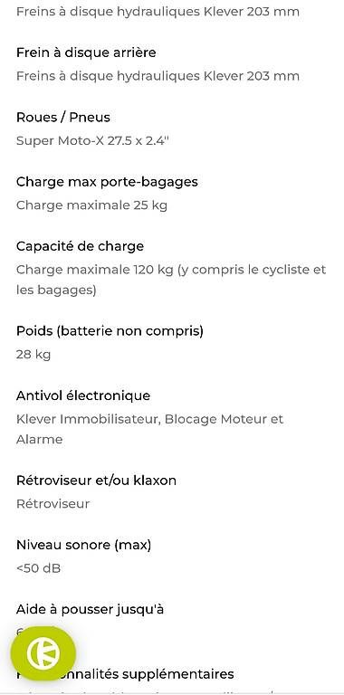 Biciclette: Velo électrique 45kmh neuf 3190.- – Usato da meyrin venduto da ebehar 2