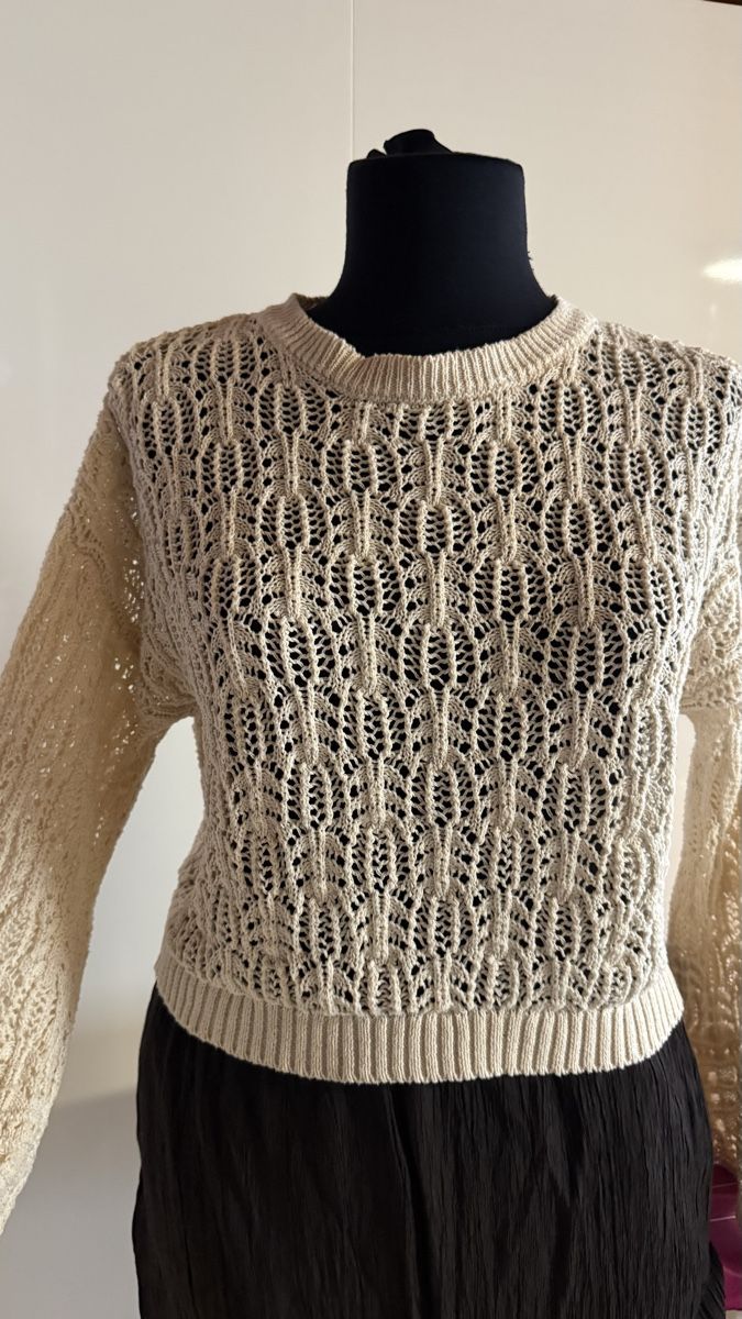Lotti di vestiti: Strickpullover hell und Rock dunkelbraun Gr M  – Usato da Haslen GL venduto da rana04 1