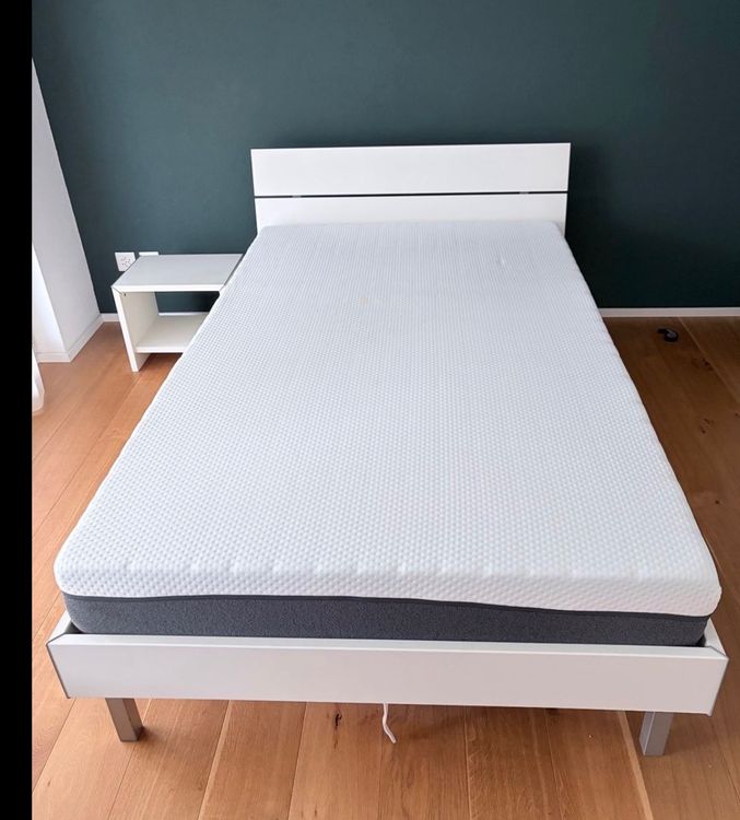 Bett 120x200 Inkl Kopfteil Einlegerahmen Und Matratze Kaufen Auf Ricardo