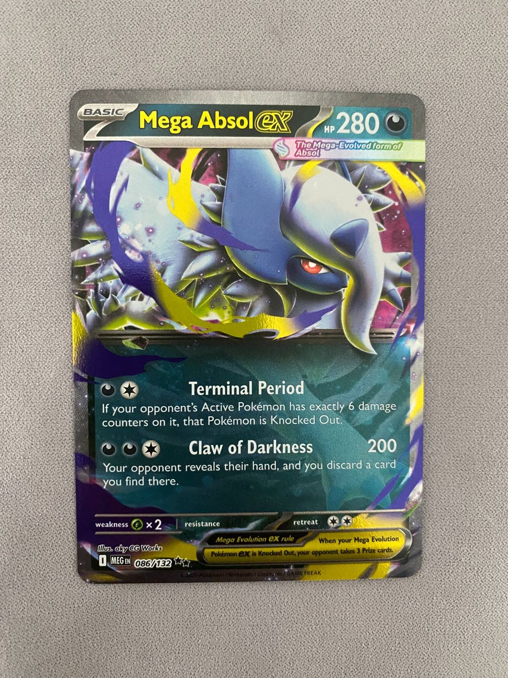 Pokémon Mega Evolution / Mega Absol ex 086/132 EN (Neu (gemäss ...