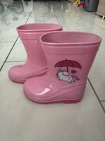 Gummistiefel Kinder Einhorn Motiv rosa guter Zustand