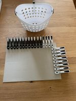 Wäscheklammerkorb mit 24 Wäscheklammern