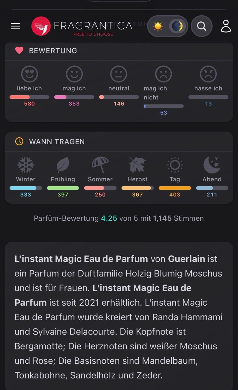 Guerlain Profumi & Eau de Toilette: Guerlain L'Instant Magic EDP - Duftprobe 2ML – Usato da Zürich venduto da deruja 7