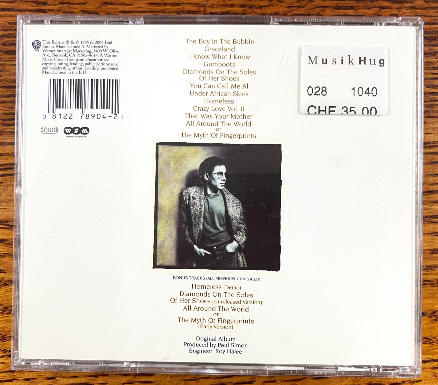 CD: PAIL - SIMON - Graceland CD – Usato da Oftringen venduto da Vucki 1