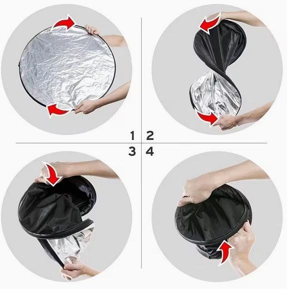 Altri Accessori: Licht Reflektor silber/schwarz, 60cm – Usato da Winterthur venduto da jollys01 2