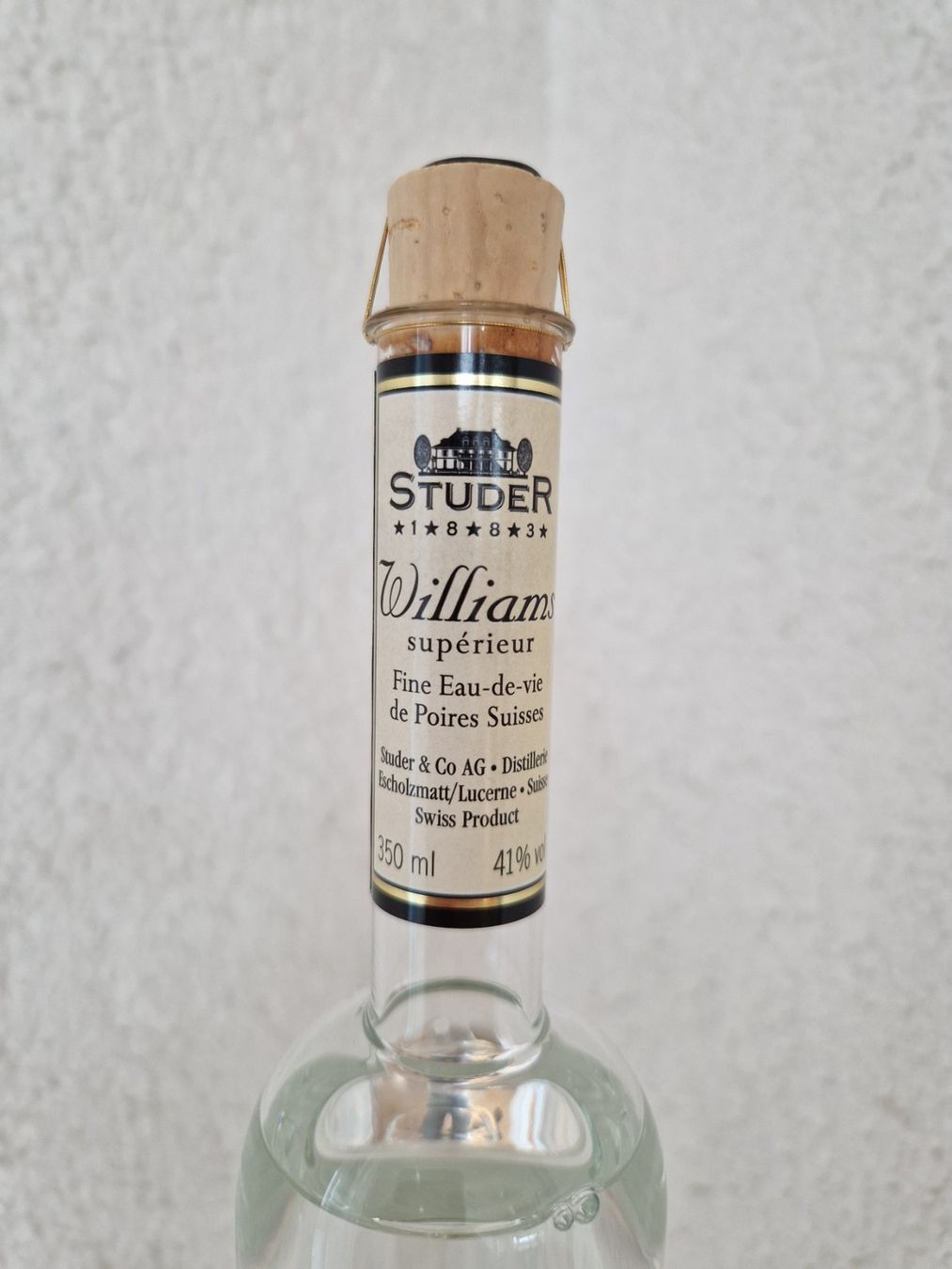 Studer Spirituosen: Studer Williams supérieur Jubiläumsgeschenk 1934 – Neu und originalverpackt aus Wallisellen von soat 1