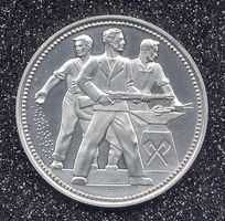 Schützenmedaille CH Silber Eidg. Schützenfest BIEL "1958"