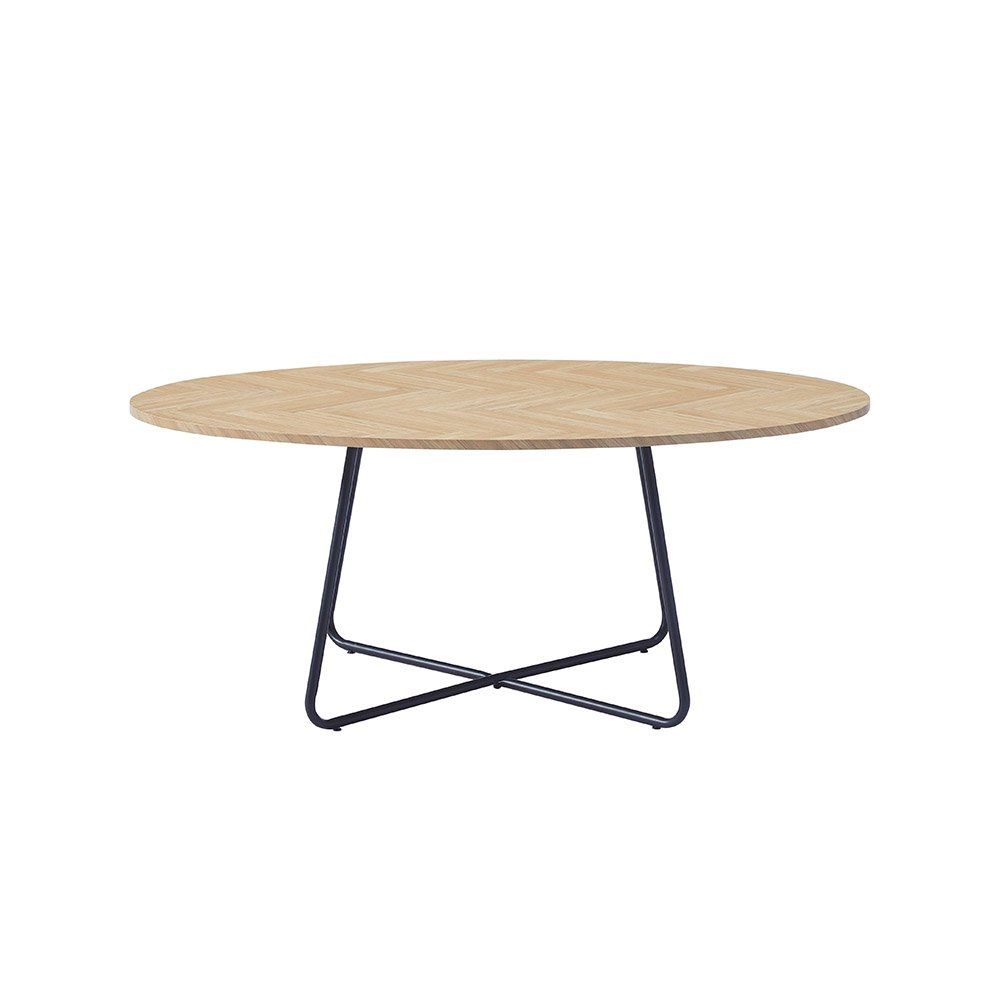Tavoli: Couchtisch Oval NOVO - Fishbone Oak – Nuovo e nell'imballaggio originale da Wallenwil venduto da toesstal-vertrieb 3