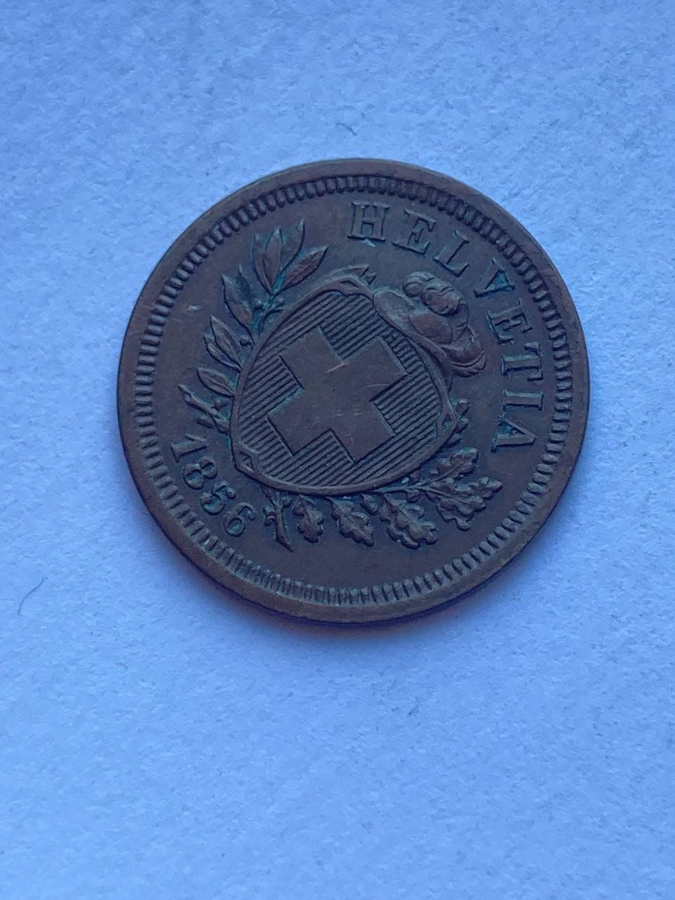 Alle Münzen: Schweiz 1 Rappen 1856 – Gebraucht aus Muralto von manueldisaba01 2