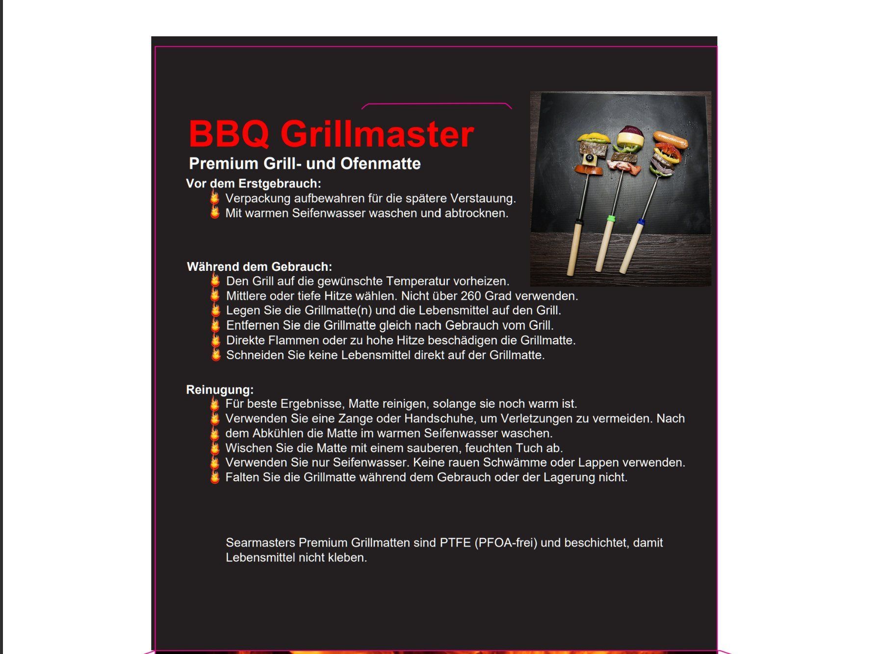 Griglie: Grillmatten Ofenmatten Restposten 2000x – Nuovo e nell'imballaggio originale da Frauenfeld venduto da A_B_C_ 5