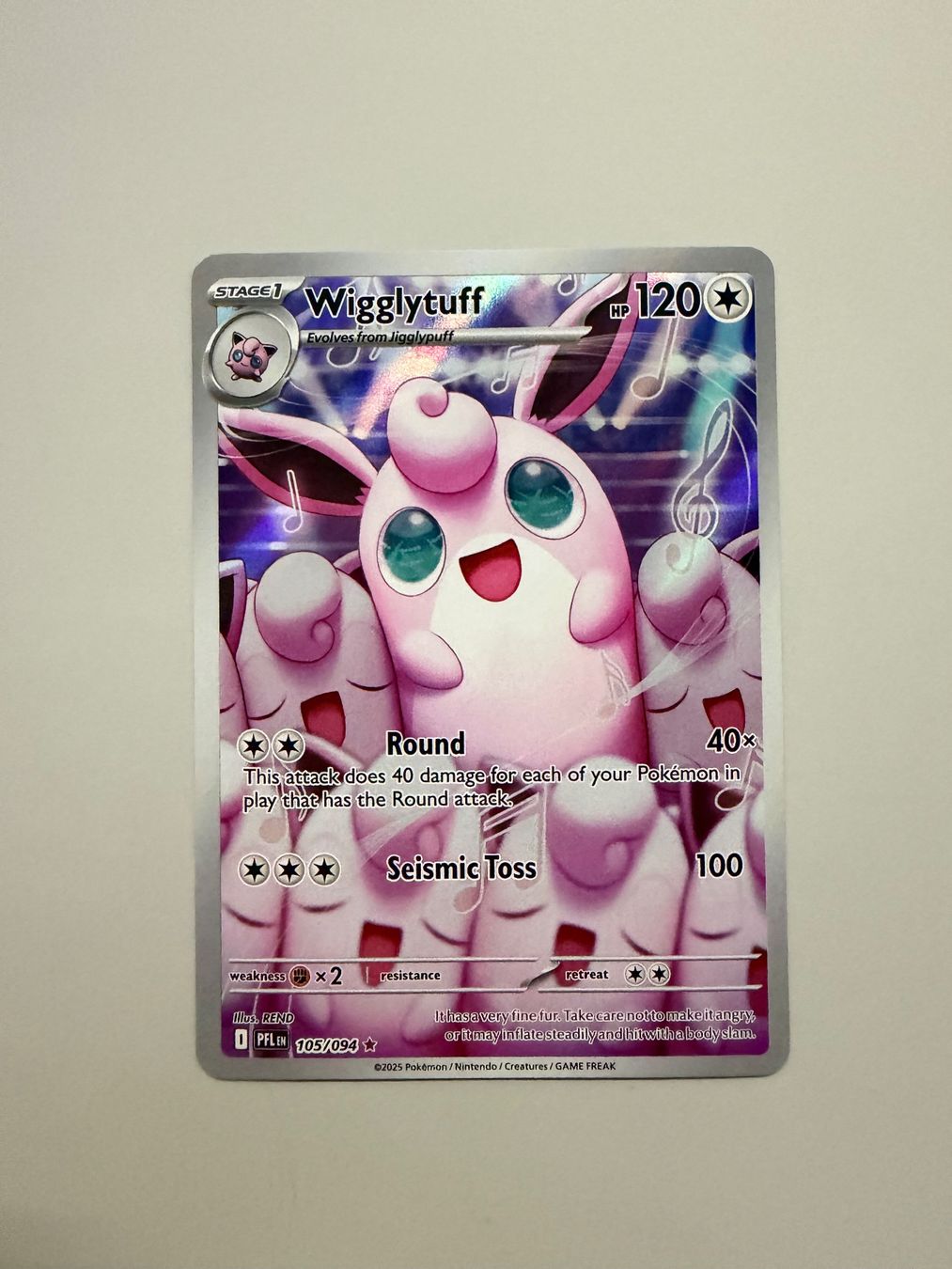 Pokémon Carte collezionabili: Wigglytuff 105/094 – Nuovo (secondo la descrizione) da Niederhasli venduto da tcgpoint