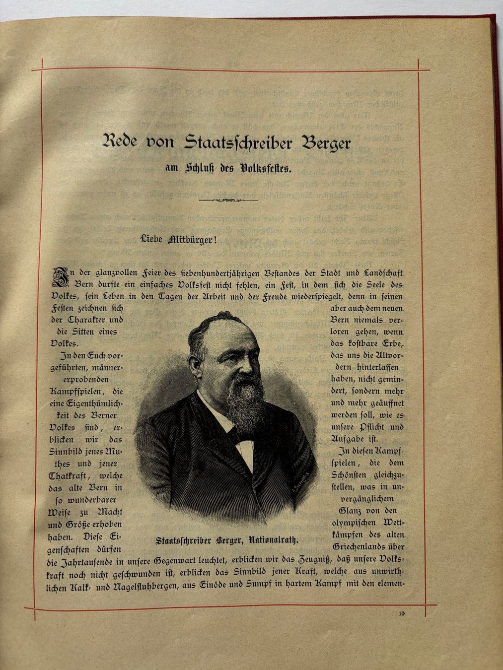 Libri: Gründungsfeier der Stadt Bern 1891 – Usato da Wangen b. Olten venduto da oldies6 4