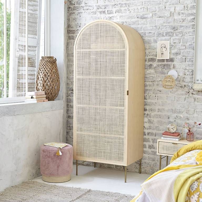 Maisons du monde Armadi: Kleiderschrank aus Rattan – Usato da Zürich venduto da ann_9cyg