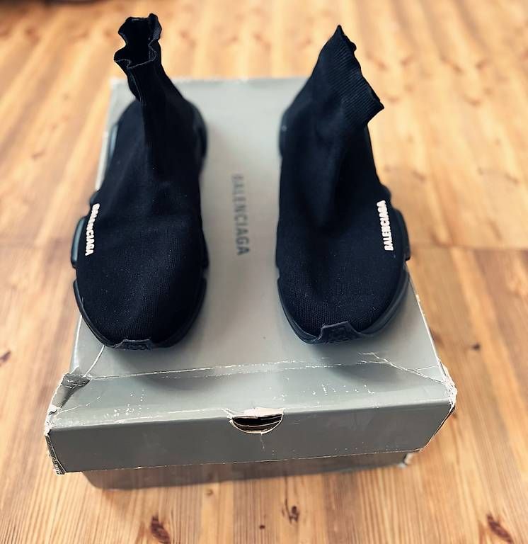 Balenciaga Scarpe da uomo: Balenciaga Hightop Black SPEED LT – Usato da Bern venduto da inc_9xlw