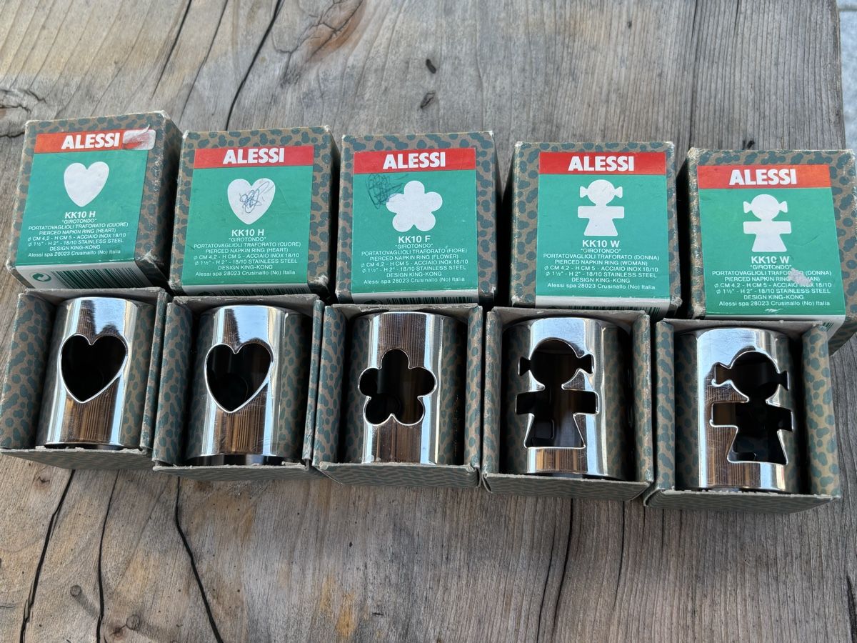 Alessi Sonstige Dekorationen & Accessoires: Alessi Serviettenringe 5er Set  – Gebraucht aus Würenlos von Ashley24 1