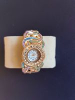 Damenuhr Duaga Quarz goldfarben mit Schmuckarmband
