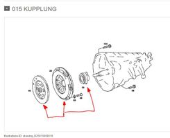 Mercedes-Benz Kupplungssatz  für WDB123, WDB124 + WDB201