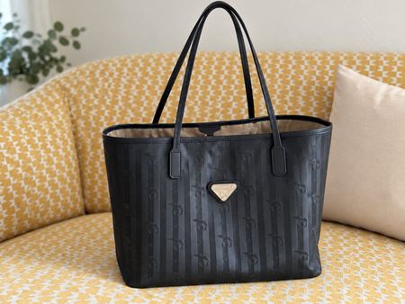 Maison Mollerus BERN Shopper schwarz/silber + Organizer