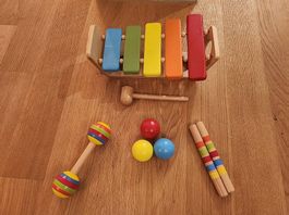 Xylophon mit Hammerbank