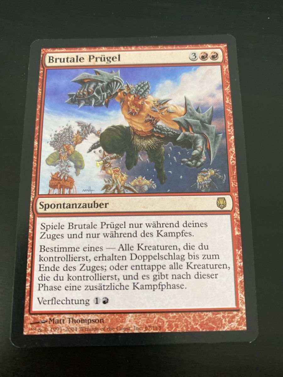 Magic The Gathering Cartes à collectionner: Brutale Prügel – D'occasion à Oberglatt ZH par Finlandia1