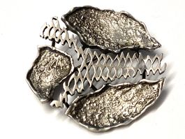Brosche 800 Silber Kordes u, Lichtenfels Deutschland Vintage