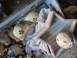 Lagerauflösung.Deko Konvolut verschiedene Figuren und Sterne