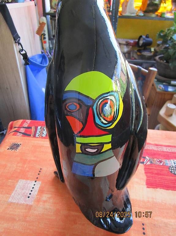 Figuren: statue de pingouin en céramique de 40 cm – Gebraucht aus Clarens von krampou 1